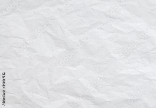 Wrinkled white paper texture background © Konstantin Koekin