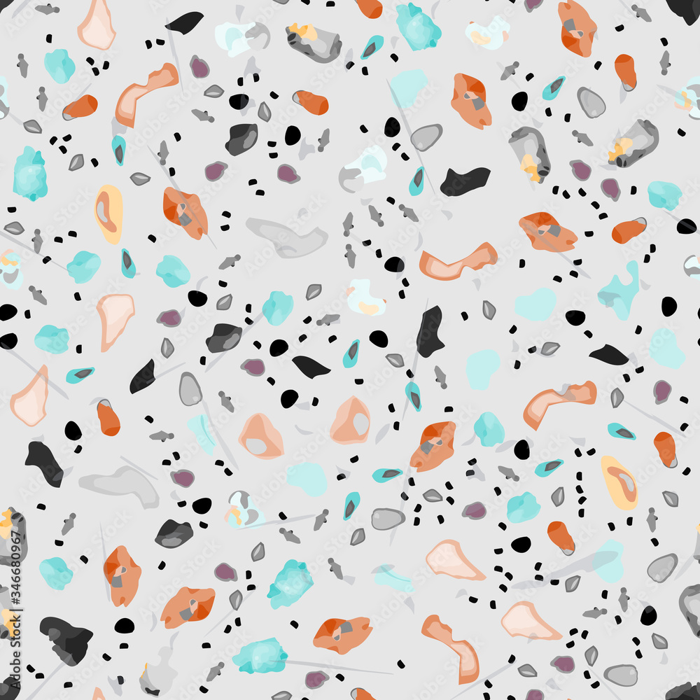 Terrazzo Texture Vector. Flooring Seamless Pattern Terrazzo Texture Vector. Flooring Seamless Pattern