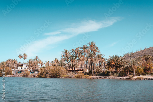 Mulege city. Baja California Sur. Mexico. Anchorage in the Sea of Cortez. photo