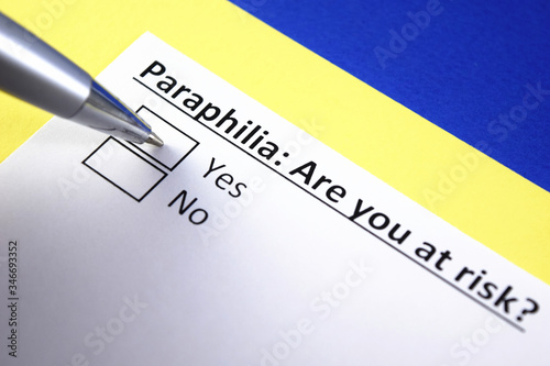 Fotografija Paraphilia: Are you at risk? Yes or no?