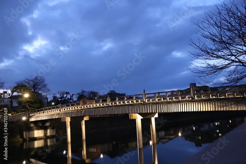 金沢市の夜の風景