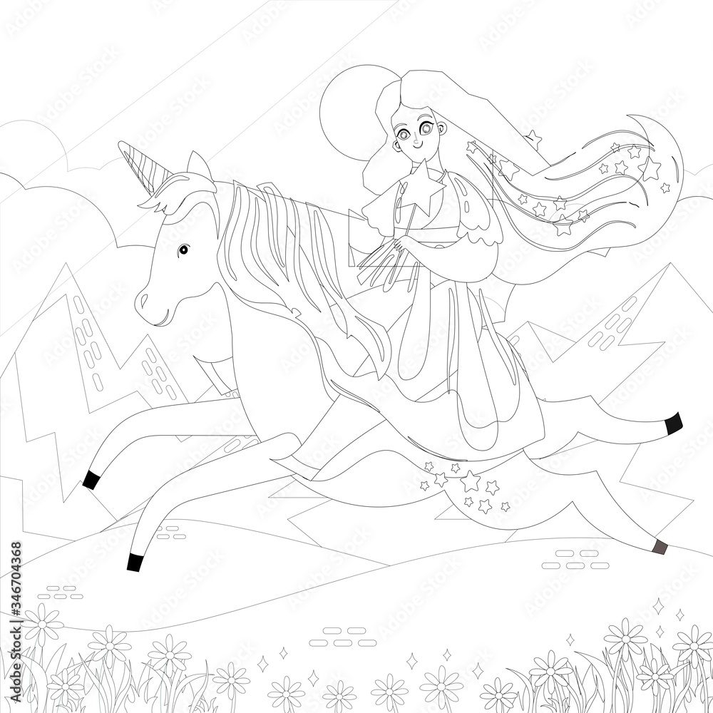 Fototapeta premium unicorn 