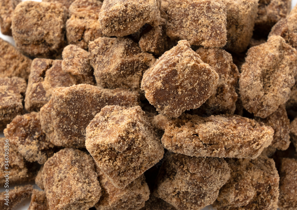 A lump of brown sugar spread over the entire screen