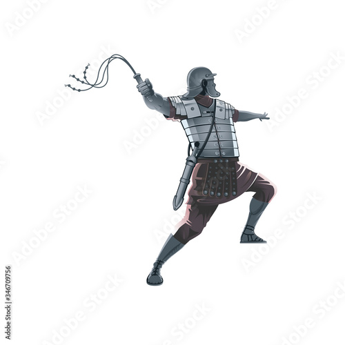 Roman Soldier holding Scourge