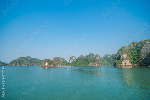 Halong Bay, beautiful dramatic and calm in morning light. © Brian Scantlebury