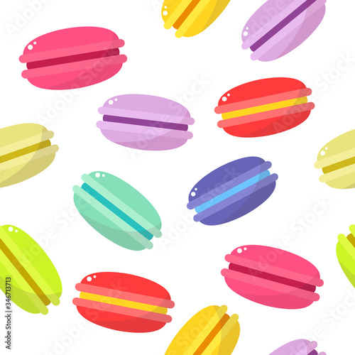 macaroon seamless pattern