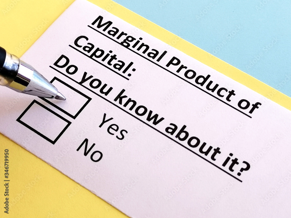 One person is answering quetion about marginal product of capital. One person is answering quetion about marginal product of capital.