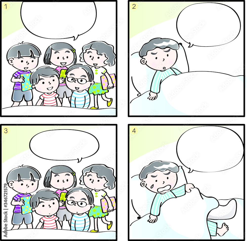 school boy and girl comic with blank speech bubble school boy and girl comic with blank speech bubble