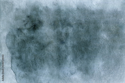 Grunge grey blue green watercolor texture or background in abstract style
