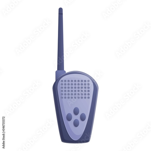 Channel walkie talkie icon. Cartoon of channel walkie talkie vector icon for web design isolated on white background