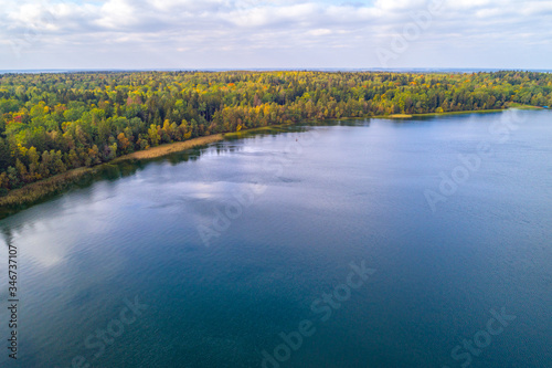 Fototapeta Naklejka Na Ścianę i Meble -  Belarusian aerial landscape