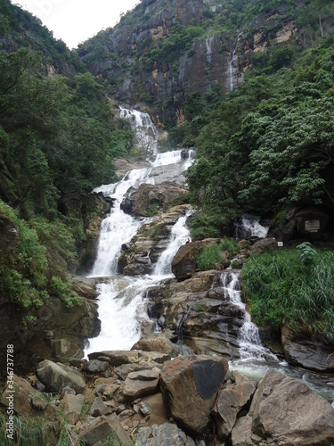 Rawana Ella is a waterfall situated in Ella Wellawaya Road Sri Lanka. © Ravin
