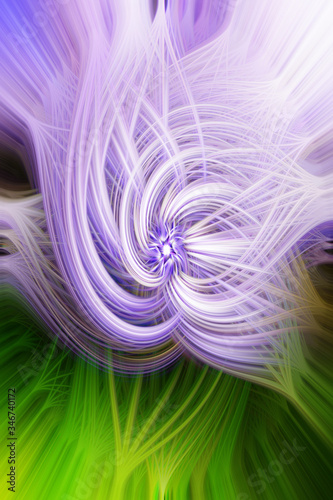 Creative abstract twirl background with vibrant colors
