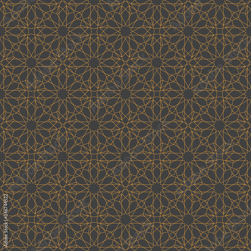 Islamic abstract ornament seamless pattern design