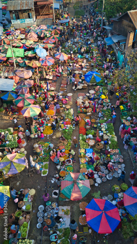 MANDALAY/MYANMAR(BURMA) - 08th MAY, 2020 : Mandalay Morning Market which is also called Ghost Market in Myanmar. 