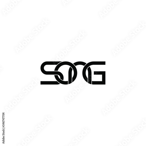 song letter original monogram logo design