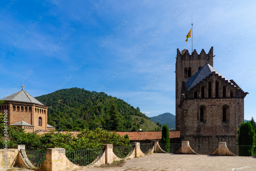 Monastery of Santa Maria in Ripoll, Catalonia, Spain. Monastery of Santa Maria in Ripoll, Catalonia, Spain.