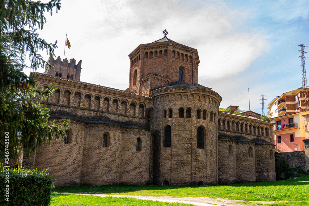 Monastery of Santa Maria in Ripoll, Catalonia, Spain.