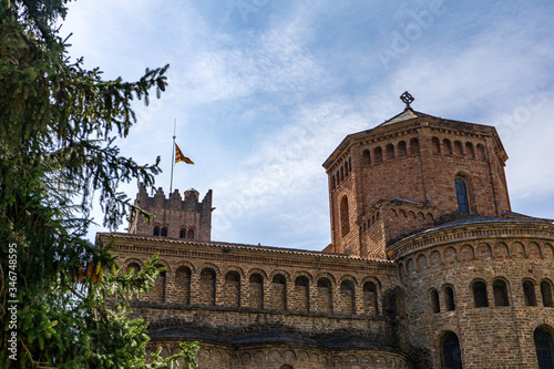 Monastery of Santa Maria in Ripoll  Catalonia  Spain.