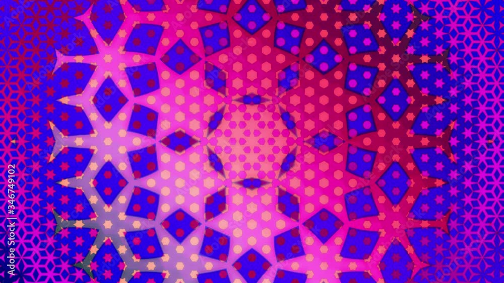 Dynamic Colored Fluid Shapes Changing Background, Loop Ready. Computer