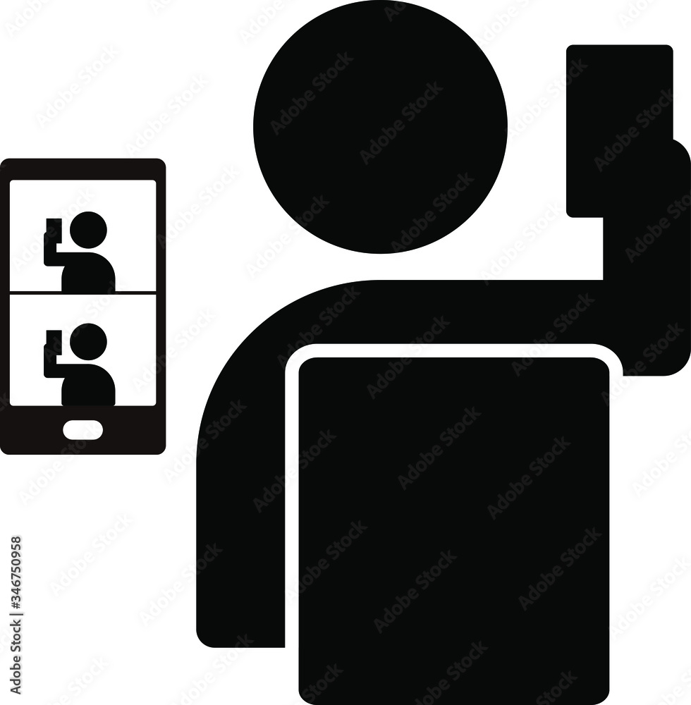 スマホ飲み会 オンライン飲み会 アイコン ベクターイラスト Vector De Stock Adobe Stock