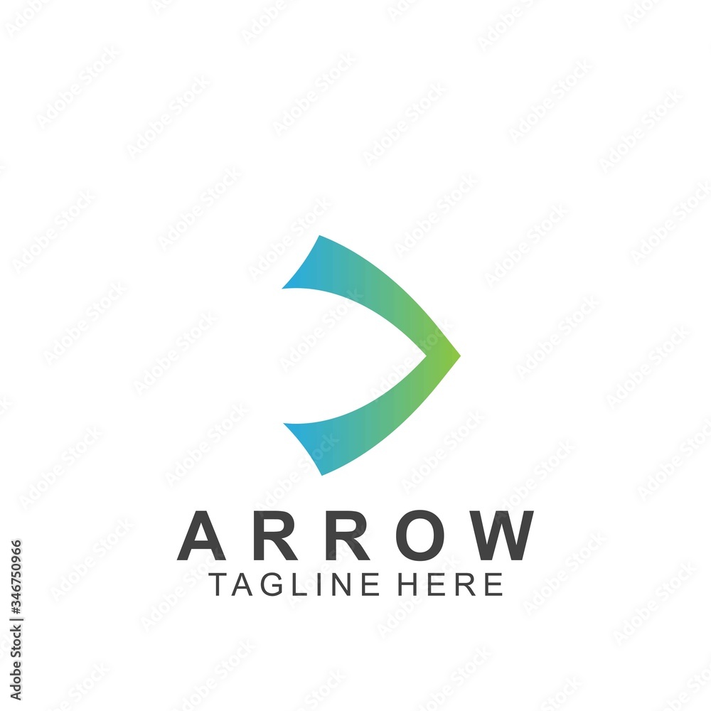 Abstract arrow logo design Abstract arrow logo design