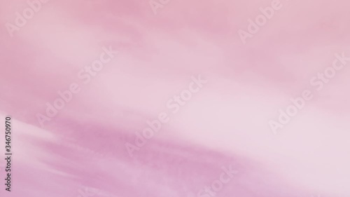 pink colored smoke cloud loop background 
