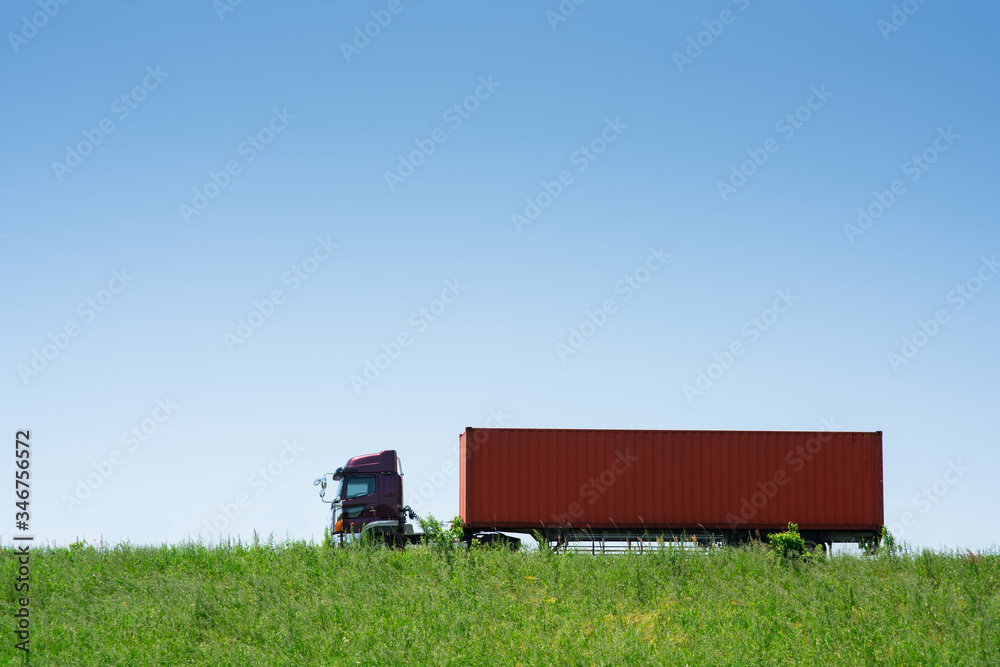Fototapeta premium 大型 トラック イメージ