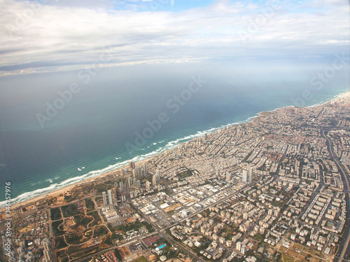 Israel Tel Aviv view from a plain