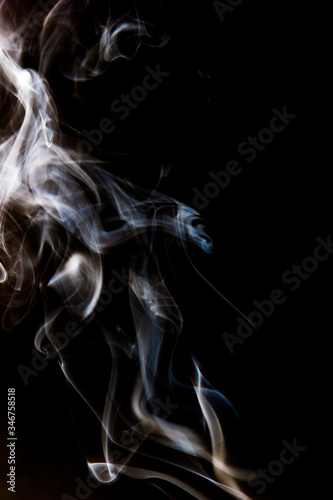 Fototapeta Naklejka Na Ścianę i Meble -  smoke photography in different colors