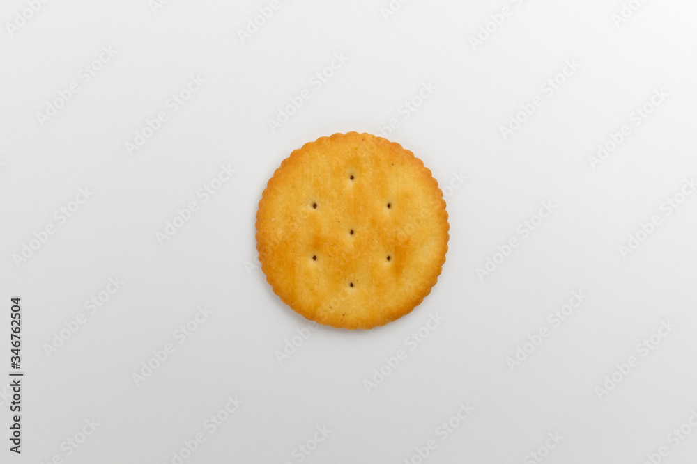 Round and yellow biscuits with background Round and yellow biscuits with background