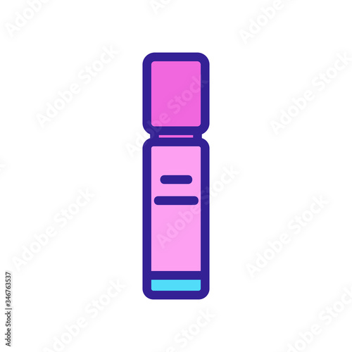 long bottle pocket perfume icon vector. long bottle pocket perfume sign. color symbol illustration