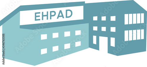 Ehpad bâtiment maison de retraite