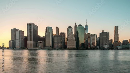 Wallpaper Mural Time-Lapse of Manhattan NYC from Brooklyn Torontodigital.ca