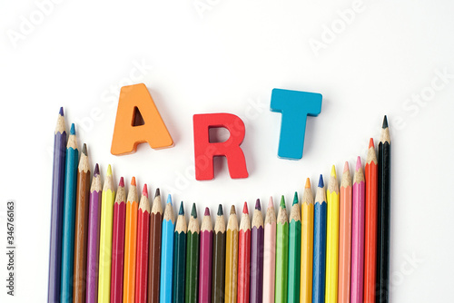 Multicolored Wooden Letters 