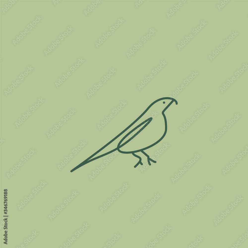 Fototapeta premium Premium Bird logo with modern concept