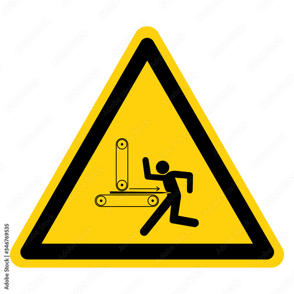 Warning Kickback Hazard Symbol Sign ,Vector Illustration, Isolate On White Background Label. EPS10 Warning Kickback Hazard Symbol Sign ,Vector Illustration, Isolate On White Background Label. EPS10