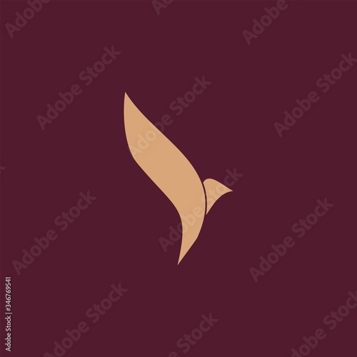 Premium Bird logo with modern concept