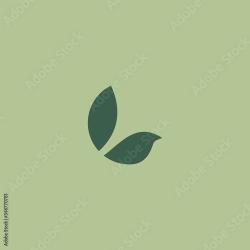 Premium Bird logo with modern concept