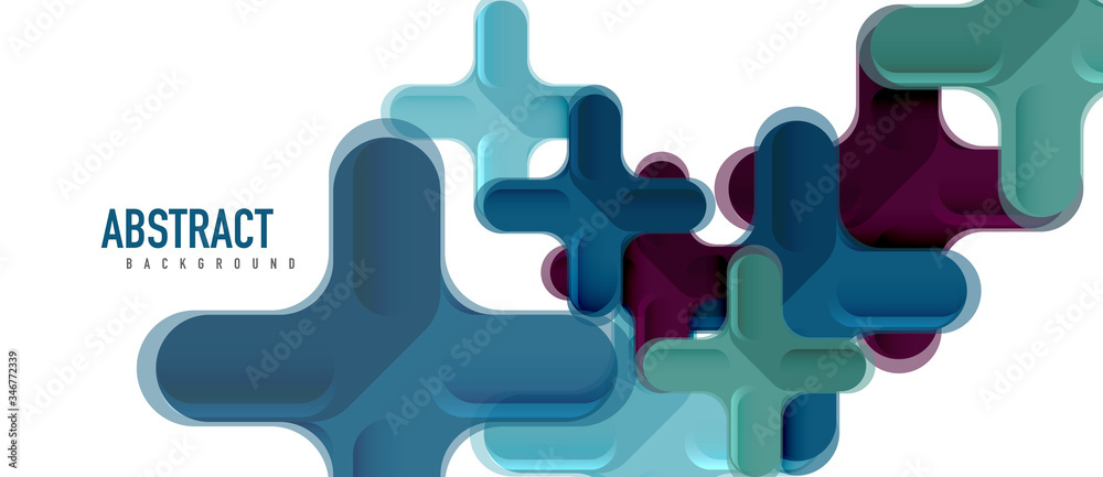 Glossy multicolored plastic style cross composition, x shape design, techno geometric modern abstract background. Trendy abstract layout template Glossy multicolored plastic style cross composition, x shape design, techno geometric modern abstract background. Trendy abstract layout template