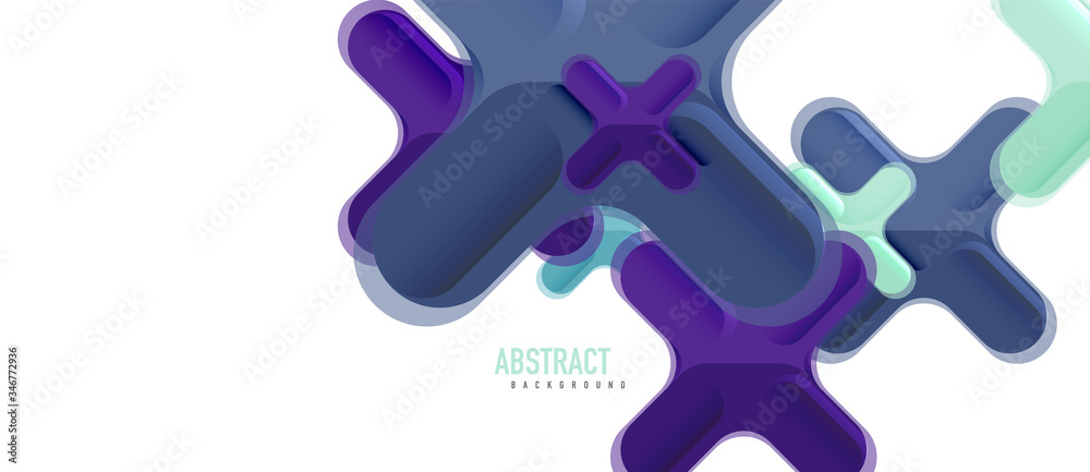Glossy multicolored plastic style cross composition, x shape design, techno geometric modern abstract background. Trendy abstract layout template Glossy multicolored plastic style cross composition, x shape design, techno geometric modern abstract background. Trendy abstract layout template