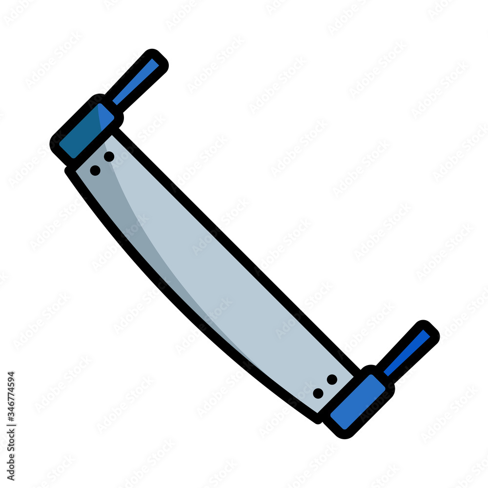 hand saw - carpentry icon vector design template hand saw - carpentry icon vector design template