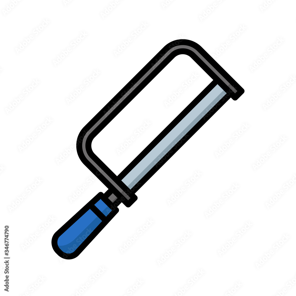 hand saw - carpentry icon vector design template hand saw - carpentry icon vector design template