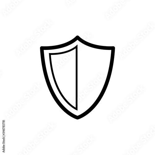 shield line icon