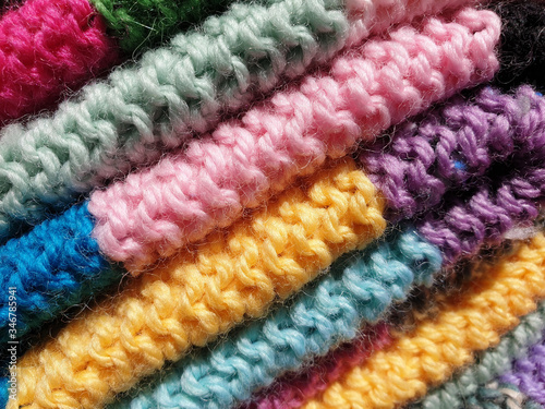 colorful wool texture © Martha