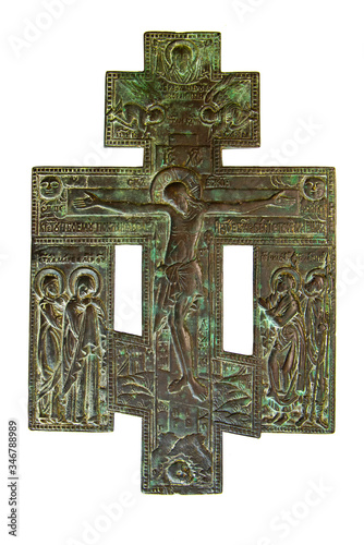 Cross Crucifixion of Christ with the Coming (Bespopovsky)
Late 18th - early 19th centuries; The Russian Empire photo