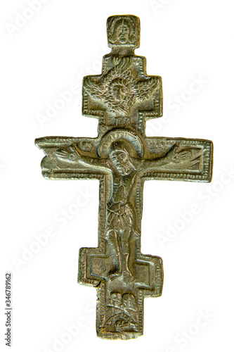 Bronze Orthodox cross. Russia. XVIII - IX CENTURY