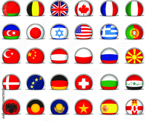 Free Download World national flags set - GFXLoad