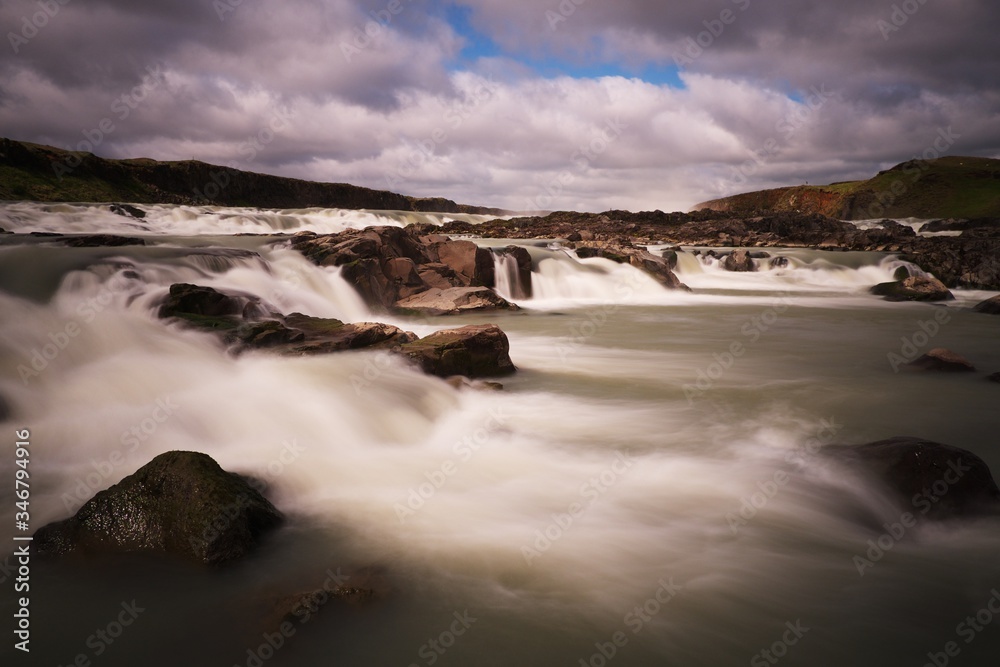 Þjórsá, waterfall, river, ups, udenskritums, Islande