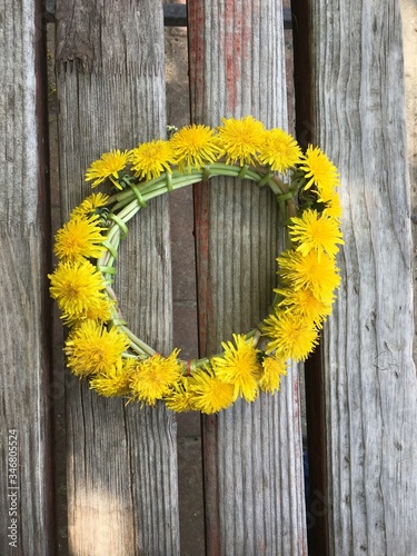 wreath of flowers